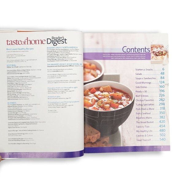Readers Digest Taste Of Home Best Loved Healthy Recipes Hardcover Cookbook - Picture 4 of 12